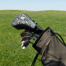 Retro Disco Ball Mosaic Golf Club Driver Headcover