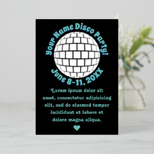 Retro Disco Ball PERSONALIZED Silver