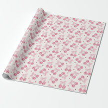 Retro Disco Cherry Wrapping Paper