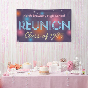 Retro Disco Class Reunion banner