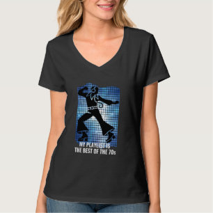 Retro Disco Music Lover Best of 70s Playlist T-Shirt