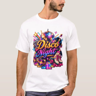 Retro Disco Night 80s Roller Skates T-Shirt