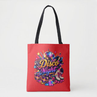 Retro Disco Night Tote Bag