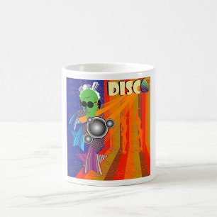 Retro Disco Party 70s Funk Art  Coffee Mug