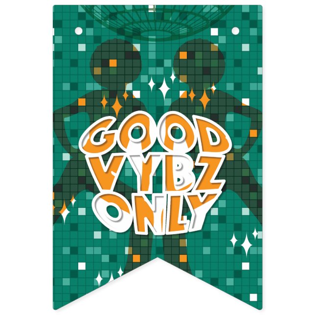 RETRO DISCO PARTY BUNTING  (First Flag)