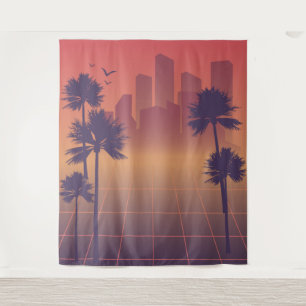 Retro Disco Photo booth backdrop 80s 90s Tapestry