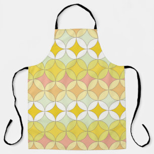 Retro Disco Style Seamless Pattern Apron