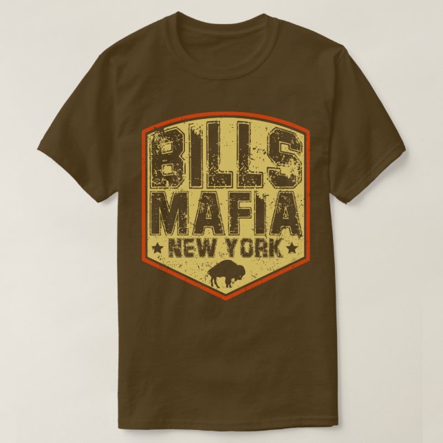 Retro Distressed Bills Mafia T-Shirt (Design Front)