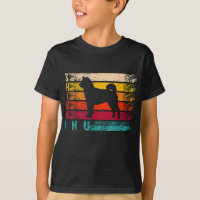 Retro Distressed Shiba Inu Silhouette Dog Lover Gi
