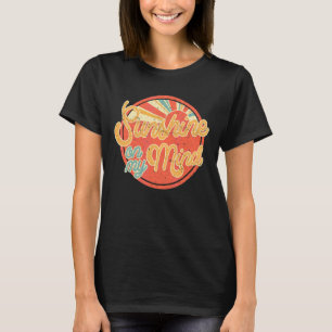 Retro Distressed Sunshine On My Mind Surfer T-Shirt