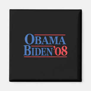Retro Distressed Vintage Obama Biden 08 Campaign Magnet
