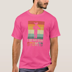 Retro Do All My Own Stunts Broken Leg Arm Sling Re T-Shirt