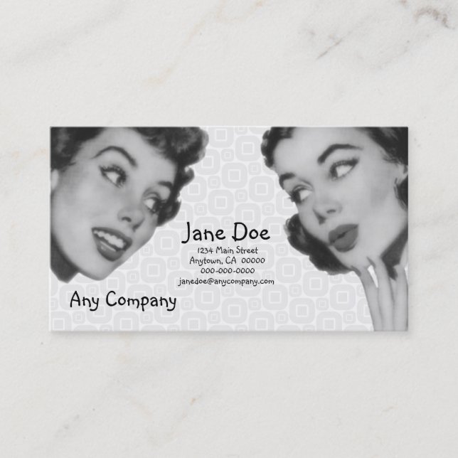Retro Do Tell Business Card (Front)