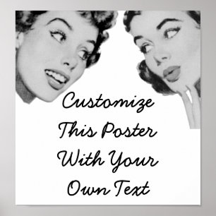 Retro Do Tell Poster