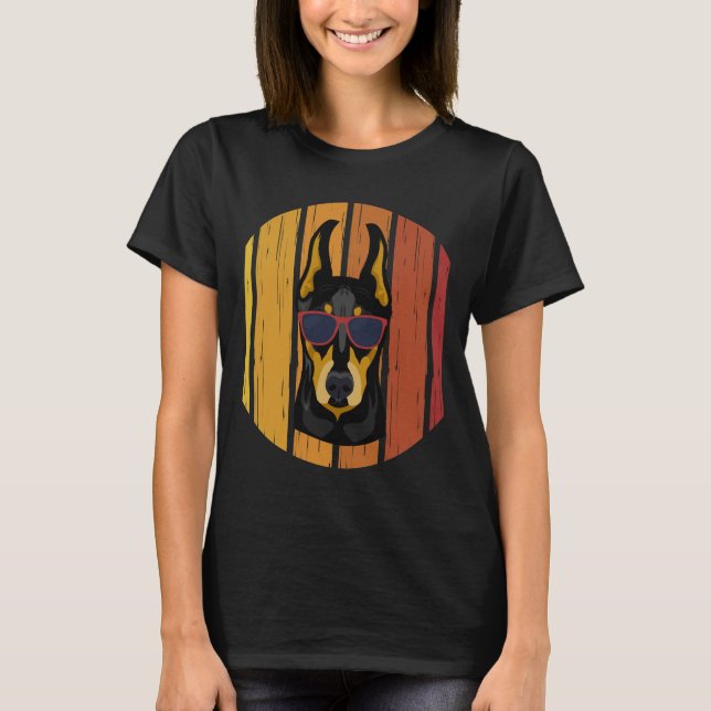 Retro Doberman T-Shirt (Front)