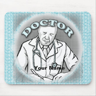 Retro doctor  mouse mat