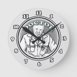 Retro doctor  round clock