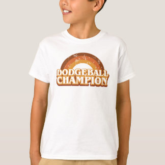 Retro Dodgeball Champion Kids Ringer T-Shirt