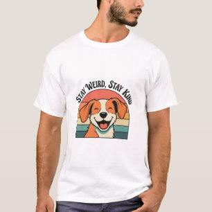 Retro Dog Kindness Quote Men’s Graphic T-Shirt