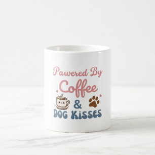 Retro Dog Mom Coffee Lover - Pawered By Coffee Mug
