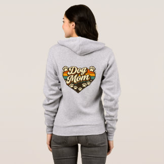 Retro Dog Mum Hoodie
