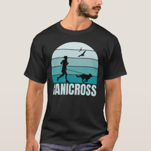 Retro Dog Running Lover Canicross T-Shirt