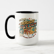 Retro Doggy Day Out - Vintage Dog Lover Aesthetic