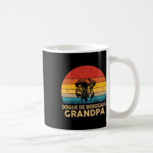 Retro Dogue De Bordeaux Grandpa Dog Dad Fathers Da Coffee Mug