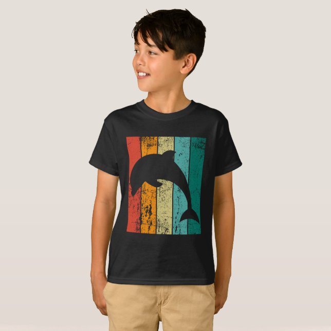 Retro Dolphin T-Shirt (Front Full)