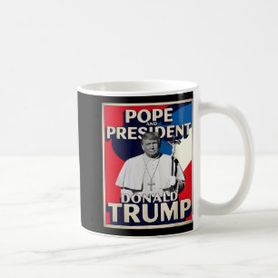 Retro Donald Trump President And Pope Catholic Vat Coffee Mug