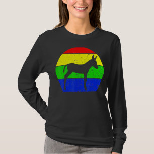 Retro Donkey Vintage Donkey Spirit Animal 80s 90s T-Shirt