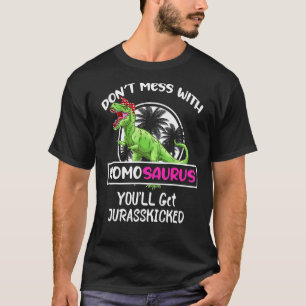 Retro Don't Mess With Momosaurus You'll Get Jurass T-Shirt