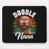 Retro Doodle Nana Goldendoodle Dog Lover Mothers D