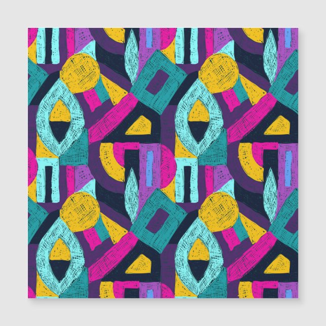 Retro doodles: geometric pop art. (Front)
