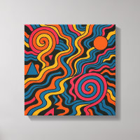 Retro Dopamine Vibes – Psychedelic Brain Colours