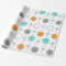 Retro Dots and Starbursts Wrapping Paper