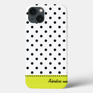 Retro Dots - Black&White iPad Air Case