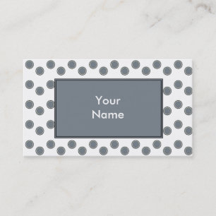 Retro Dots Business Card Template