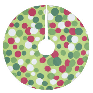 Retro Dots Christmas Tree Skirt