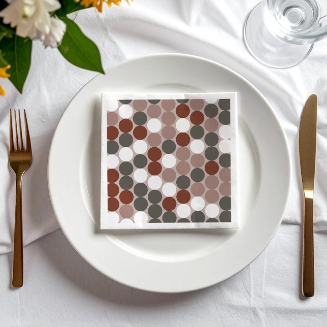 Retro dots pattern napkin (Creator Uploaded)