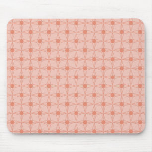Retro Dotted Star Mousepad, Copper Mouse Mat
