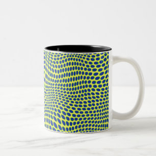 Retro dotty! Two-Tone coffee mug