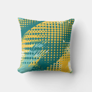 Retro Dotwave Cushion