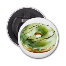 Retro Doughnut - Green Icing