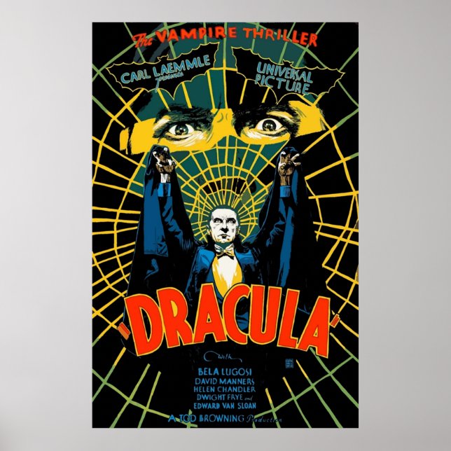Retro Dracula Poster (Front)