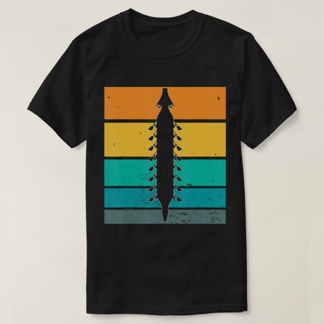 Retro Dragon Boat T-Shirt (Design Front)