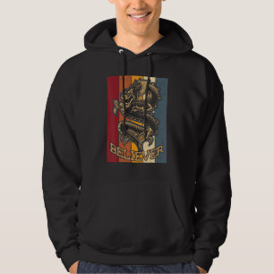 Retro Dragon Vintage Imagine Chinese Dragon Belie Hoodie