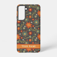 Retro Dragonfly Floral Colourful Inspirivity