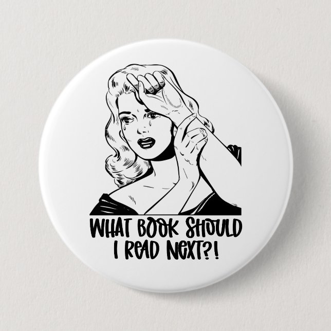 Retro Drama Reading Lover Meme 7.5 Cm Round Badge (Front)