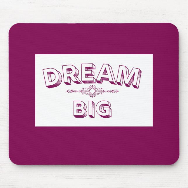 Retro Dream Big Mouse Mat (Front)
